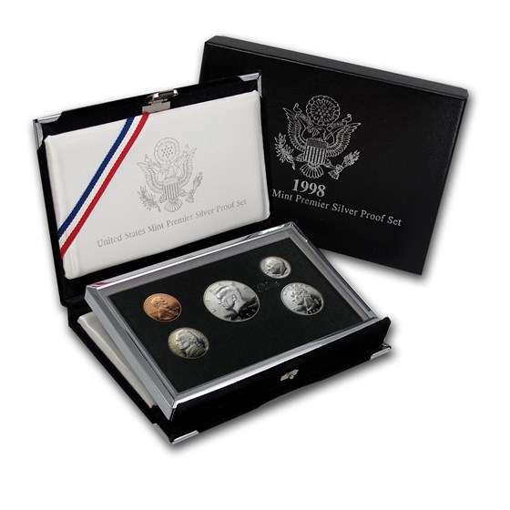 1998 Premier Silver Proof Set 1998 Premier Silver Proof Set